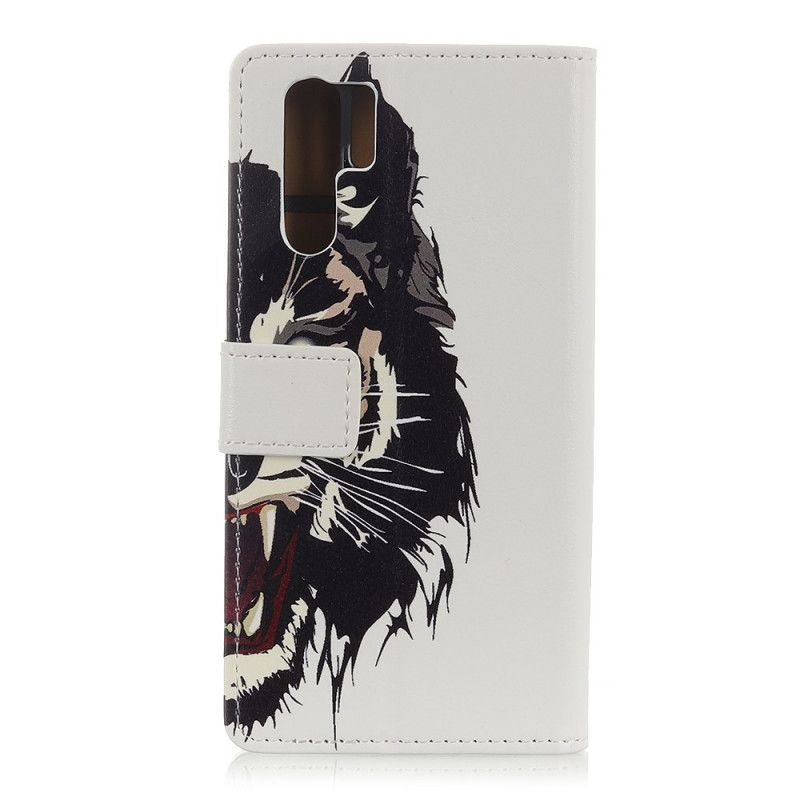 Flip Case Samsung Galaxy Note 10 Plus Raivokas Tiikeri