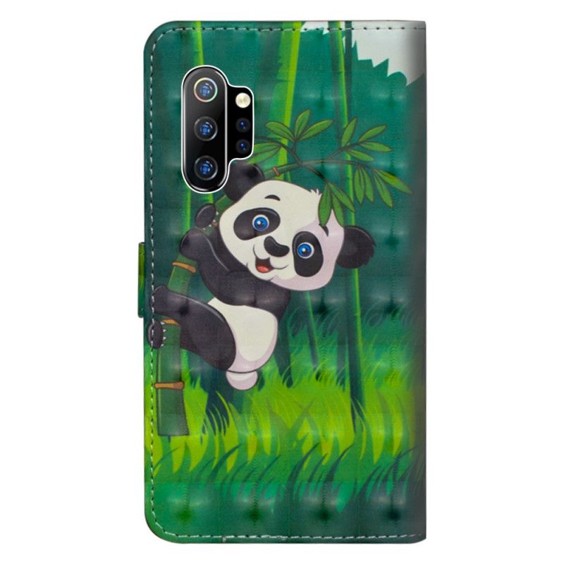 Kotelot Samsung Galaxy Note 10 Plus Panda Ja Bambu Suojakuori