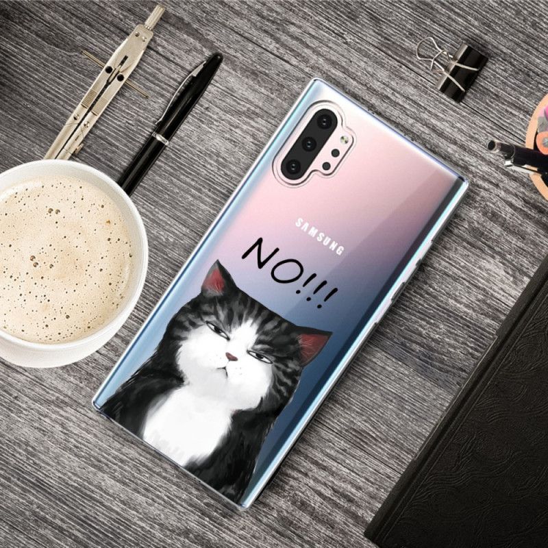 Kuori Samsung Galaxy Note 10 Plus Kissa. Joka Sanoo Ei