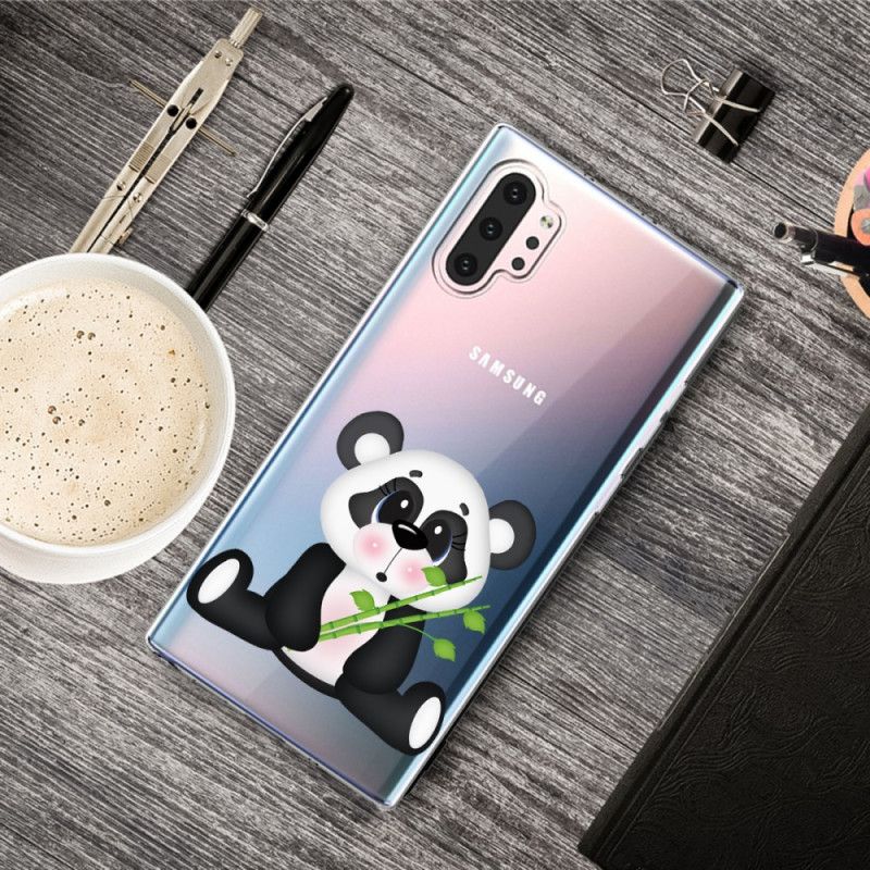 Kuori Samsung Galaxy Note 10 Plus Läpinäkyvä Surullinen Panda