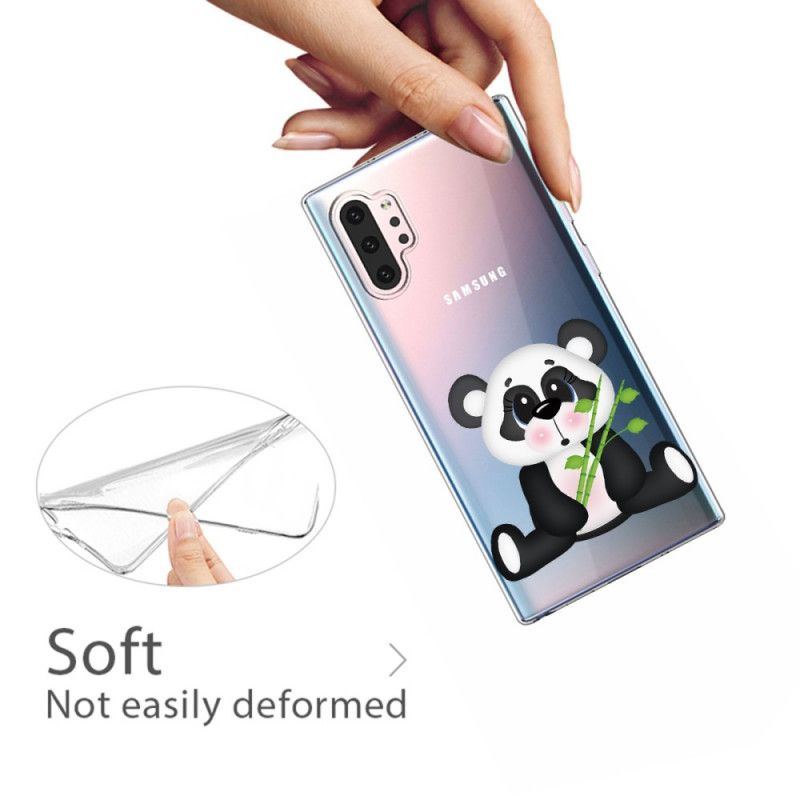 Kuori Samsung Galaxy Note 10 Plus Läpinäkyvä Surullinen Panda