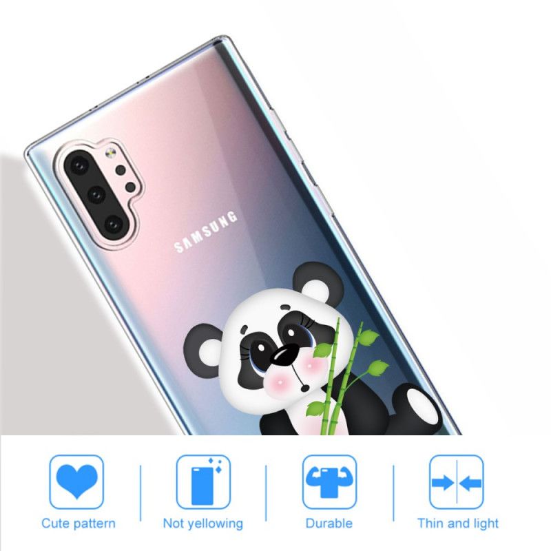 Kuori Samsung Galaxy Note 10 Plus Läpinäkyvä Surullinen Panda