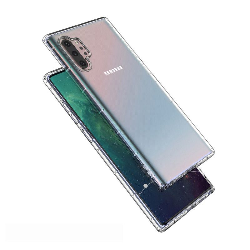 Kuori Samsung Galaxy Note 10 Plus Läpinäkyvä Vahvistettu