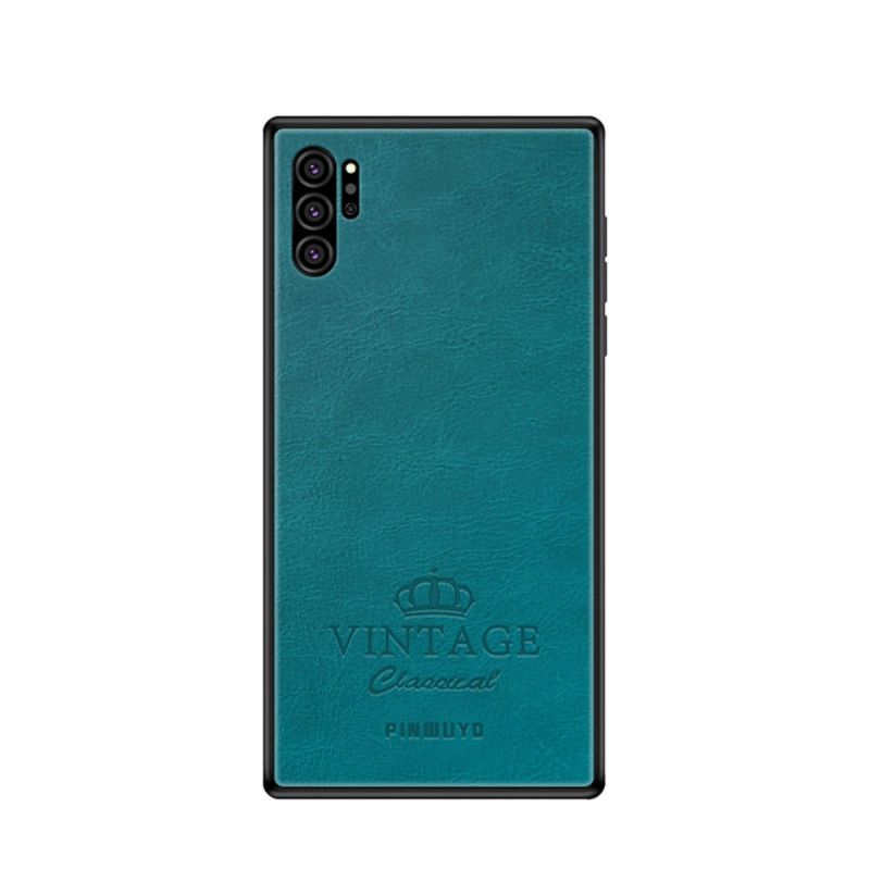 Kuori Samsung Galaxy Note 10 Plus Punainen Musta Vintage Pinwuyo