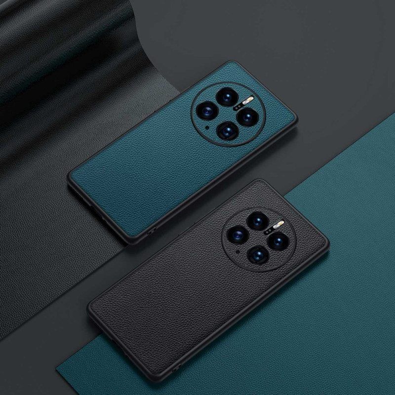 Case Huawei Mate 50 Pro Aitoa Litsi-nahkaa