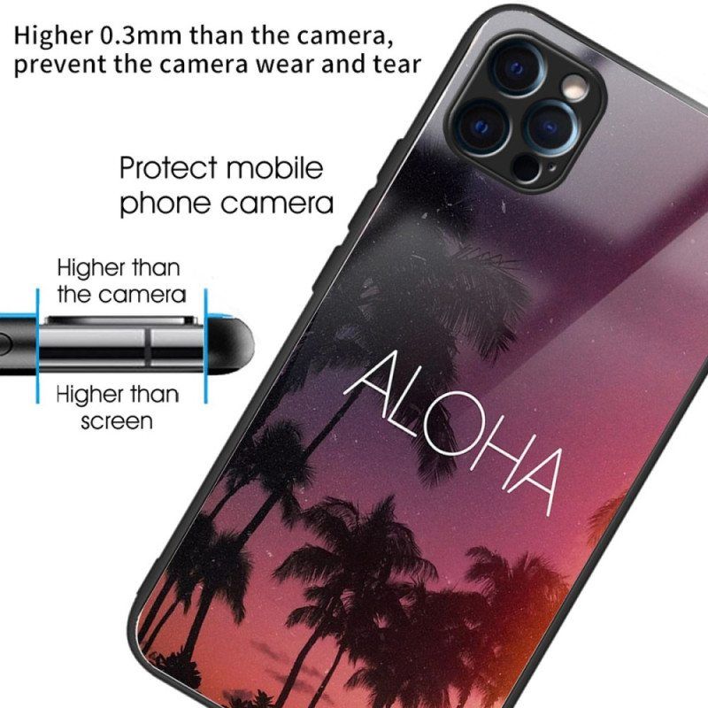 Case iPhone 14 Pro Max Aloha Karkaistu Lasi