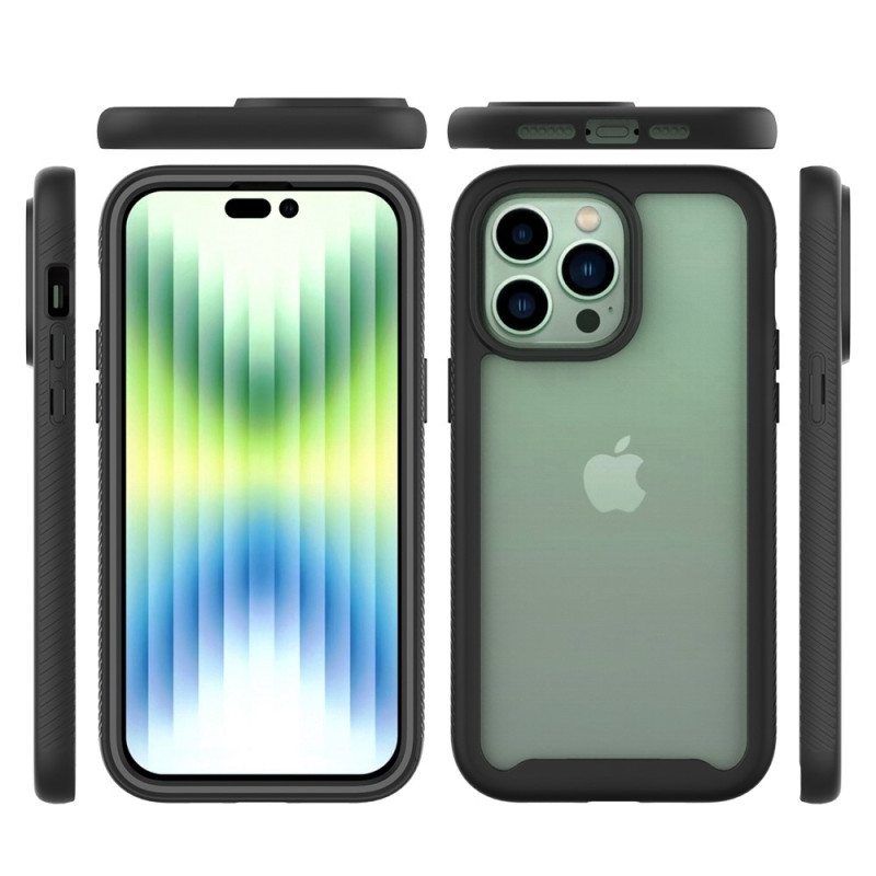 Case iPhone 14 Pro Max Hybridi Näytönsuojalla