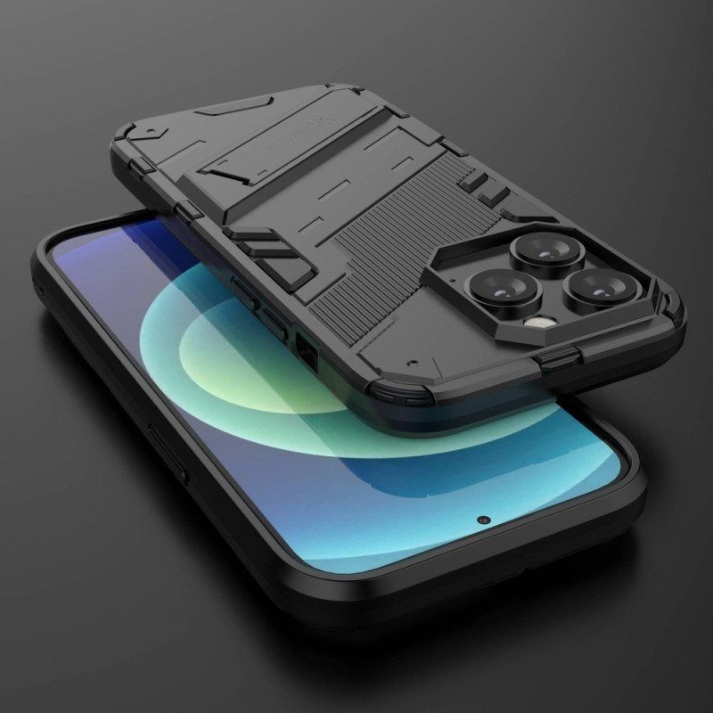 Case iPhone 14 Pro Max Pysty- Ja Vaakasuuntainen Irrotettava Tuki