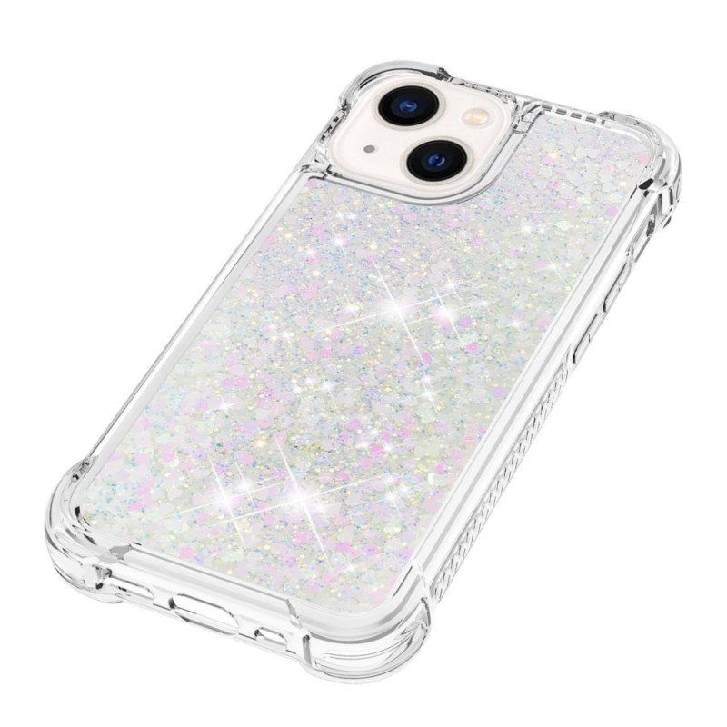 Case iPhone 15 Glitteriä