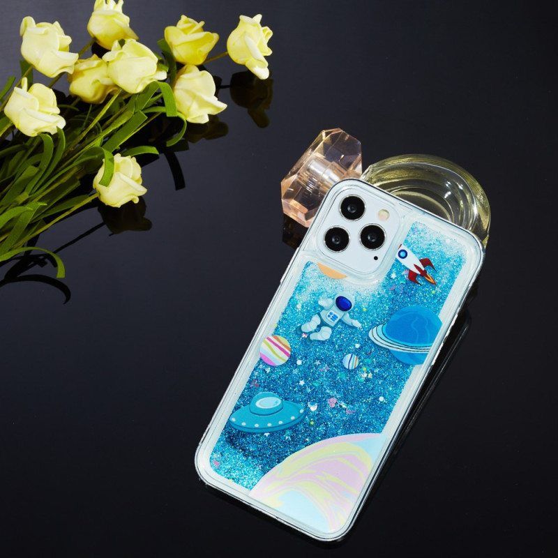 Case iPhone 15 Pro Space Glitter