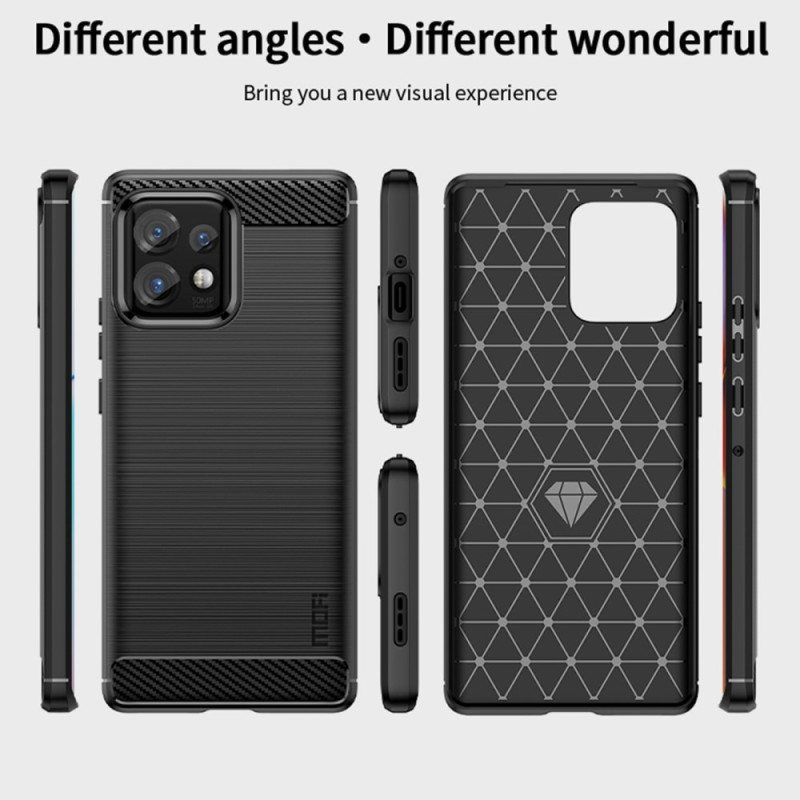 Case Motorola Edge 40 Pro Mofi Harjattu Hiilikuitu