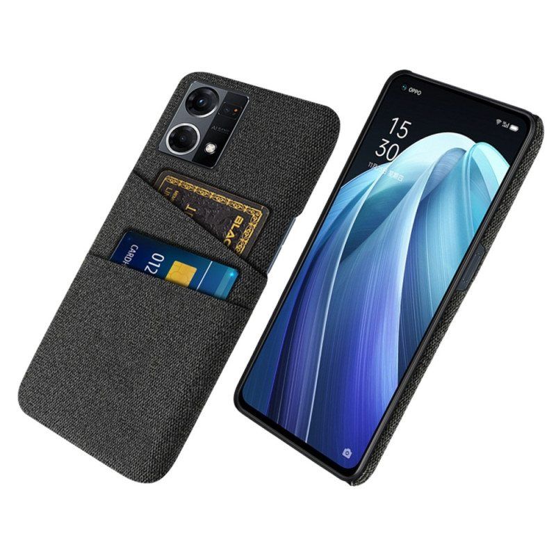 Case Oppo Reno 7 Kangas Korttipidike