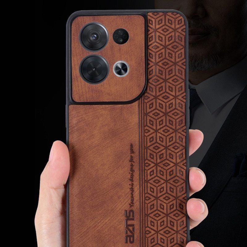 Case Oppo Reno 8 Pro Azns-nahkaefekti