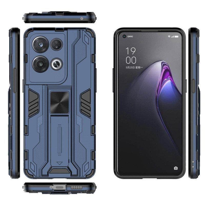 Case Oppo Reno 8 Pro Pysty- Ja Vaakasuuntainen Irrotettava Tuki