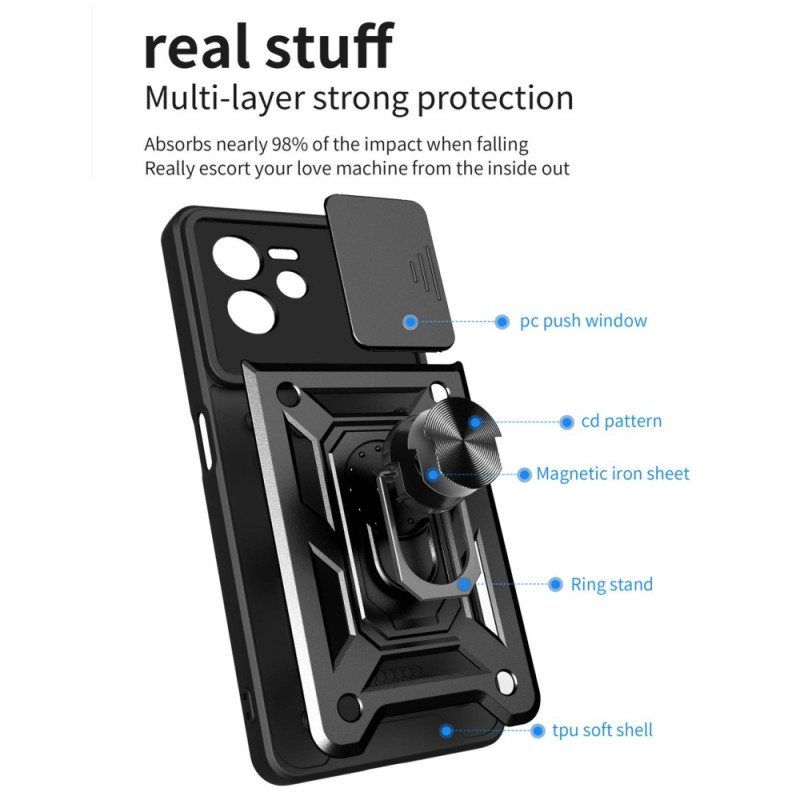 Case Realme C35 Camshield Magneettirenkaalla