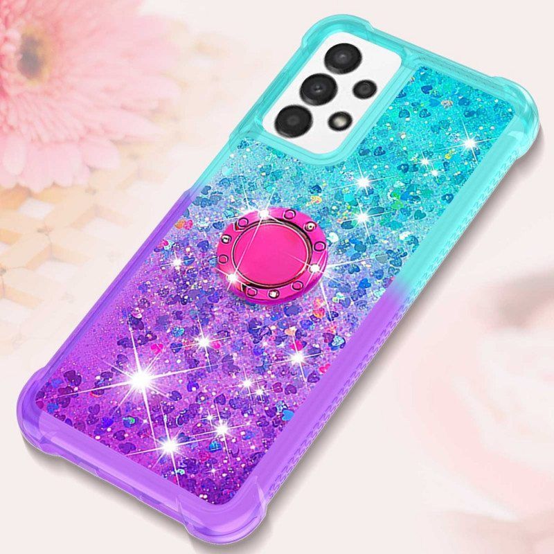 Case Samsung Galaxy A13 Glitter Ring-kiinnike