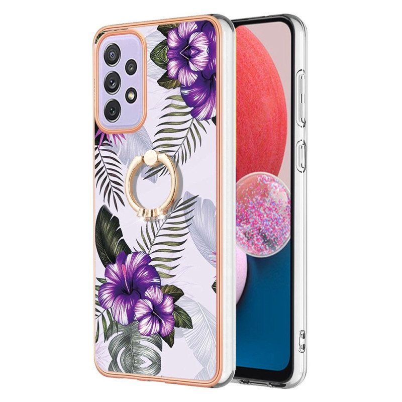 Case Samsung Galaxy A13 Sormus-kiinnike Kukat