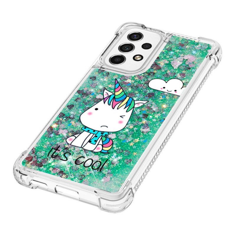 Case Samsung Galaxy A53 5G Glitter Unicorn