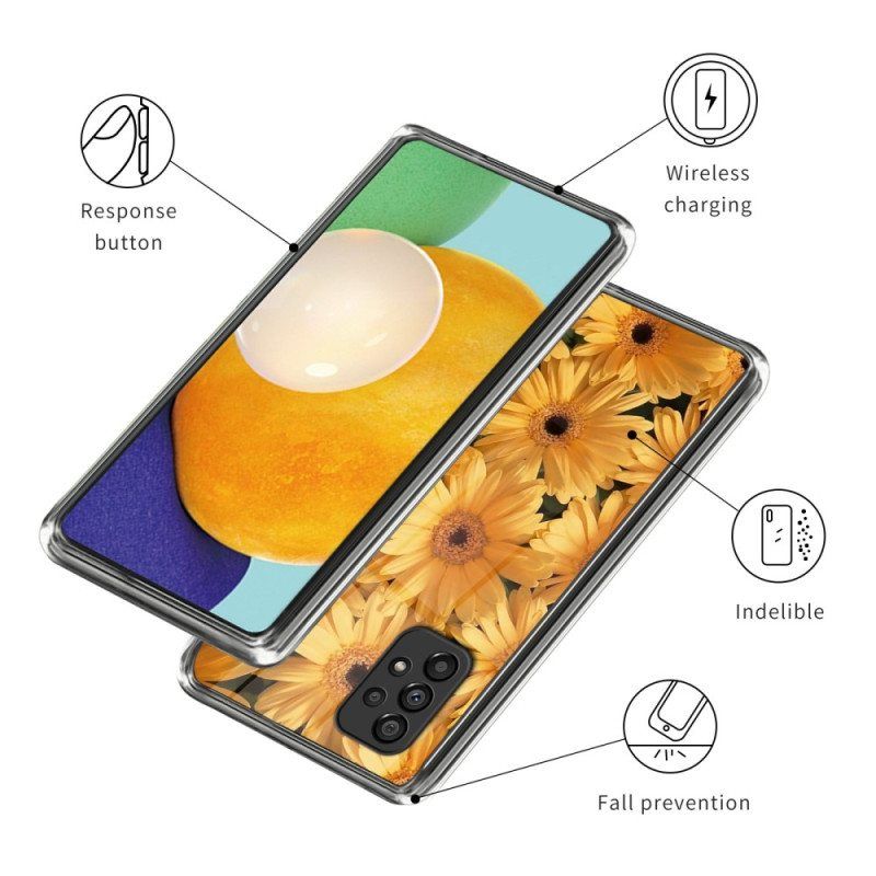 Case Samsung Galaxy A53 5G Ikuiset Auringonkukat