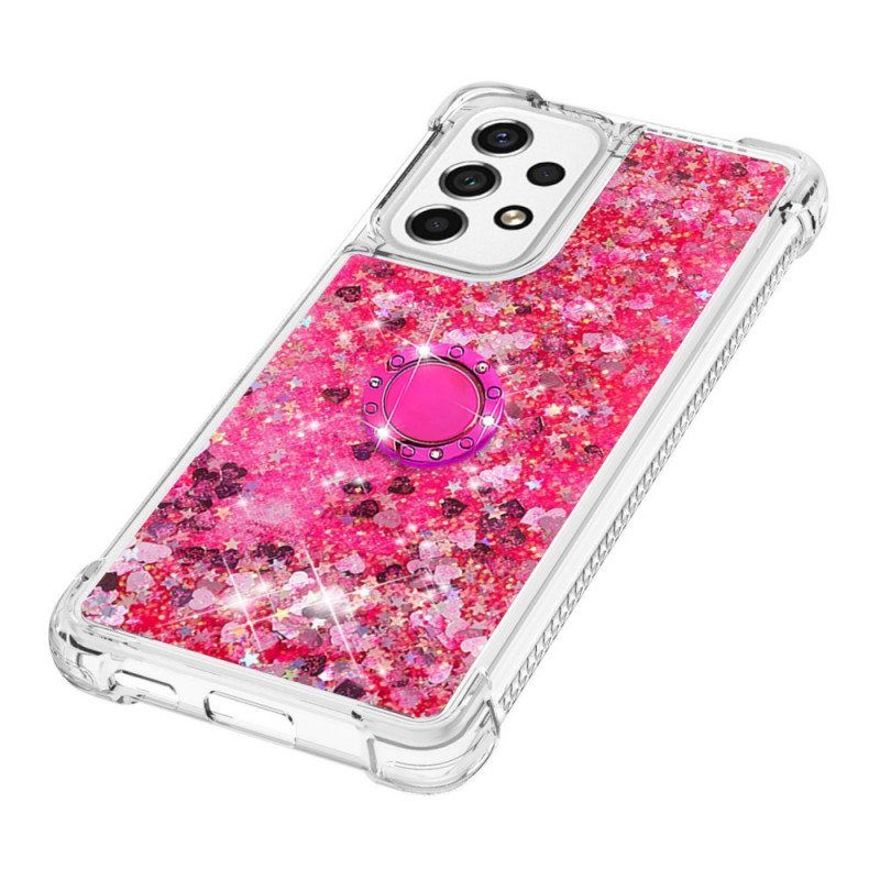 Case Samsung Galaxy A53 5G Paljetteja Rengastuella