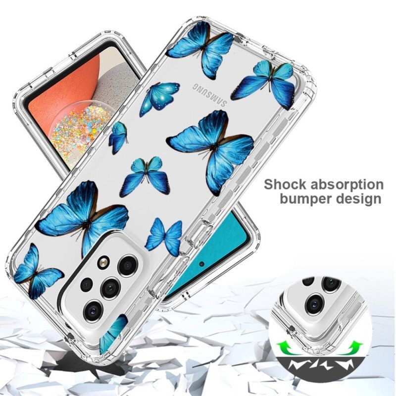 Case Samsung Galaxy A53 5G Saumattomat Perhoset