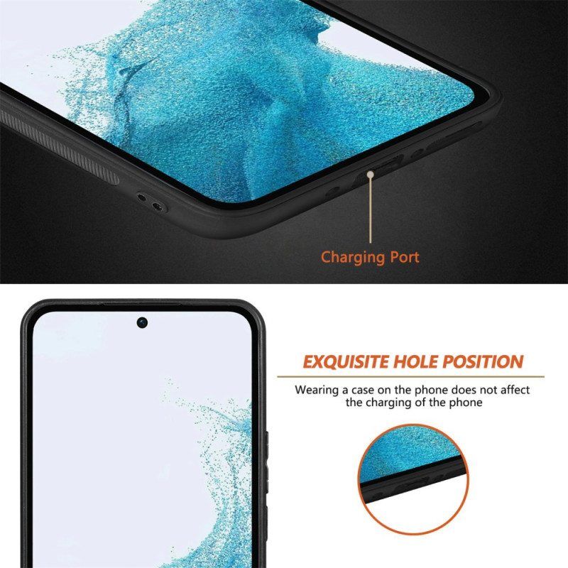 Case Samsung Galaxy A54 5G Värillinen Keinonahka