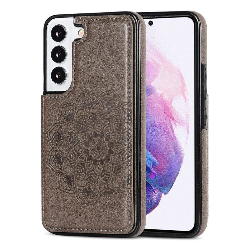 Case Samsung Galaxy S22 5G Mandala Print -korttikotelo