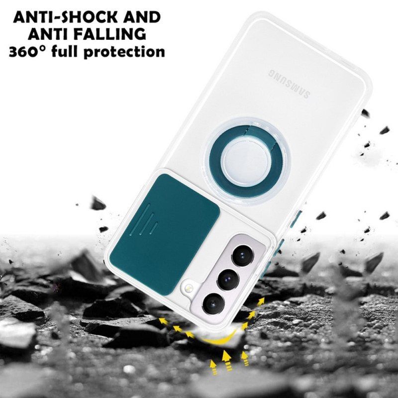 Case Samsung Galaxy S22 5G Rengastuki Ja Linssisuojat