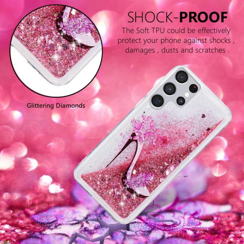 Case Samsung Galaxy S22 Ultra 5G Glitteripumppu