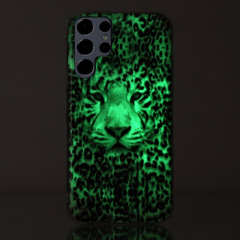 Case Samsung Galaxy S22 Ultra 5G Leopardi Loisteputki