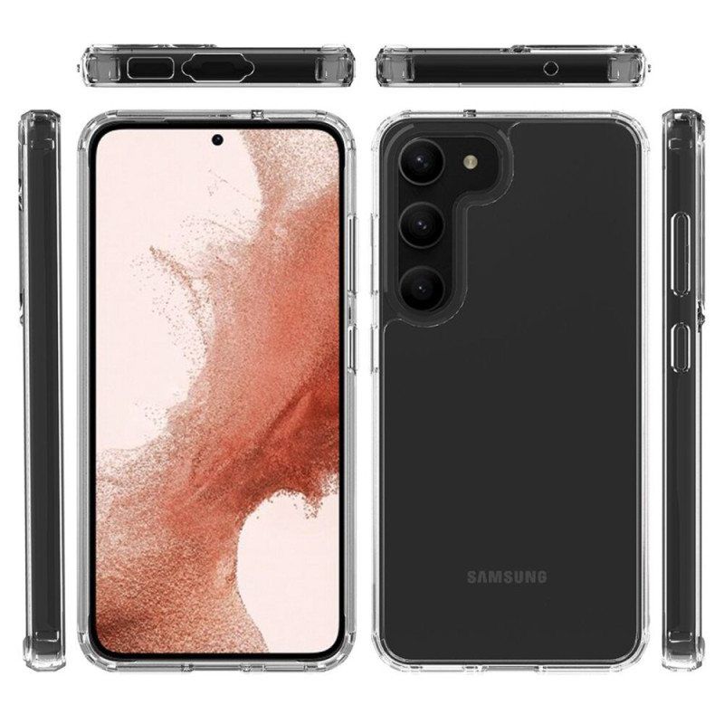 Case Samsung Galaxy S23 5G Läpinäkyvä Keltaisuutta Estävä