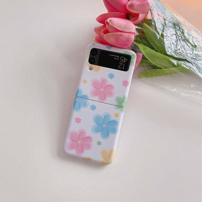 Case Samsung Galaxy Z Flip 4 Kotelot Flip Kauniita Kukkia