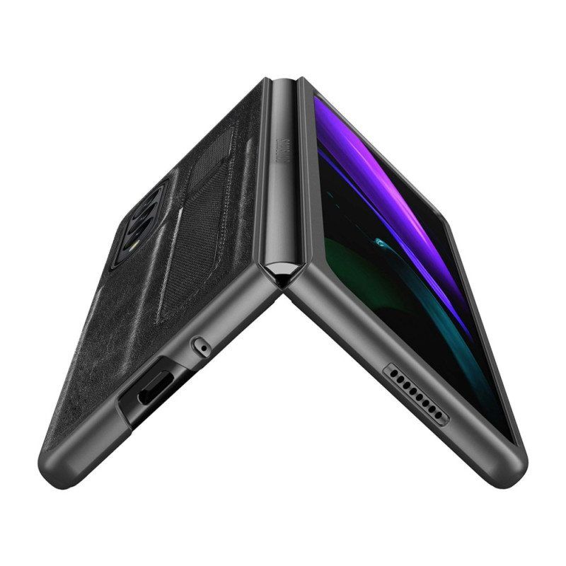 Case Samsung Galaxy Z Fold 4 Keinonahkainen Kynä