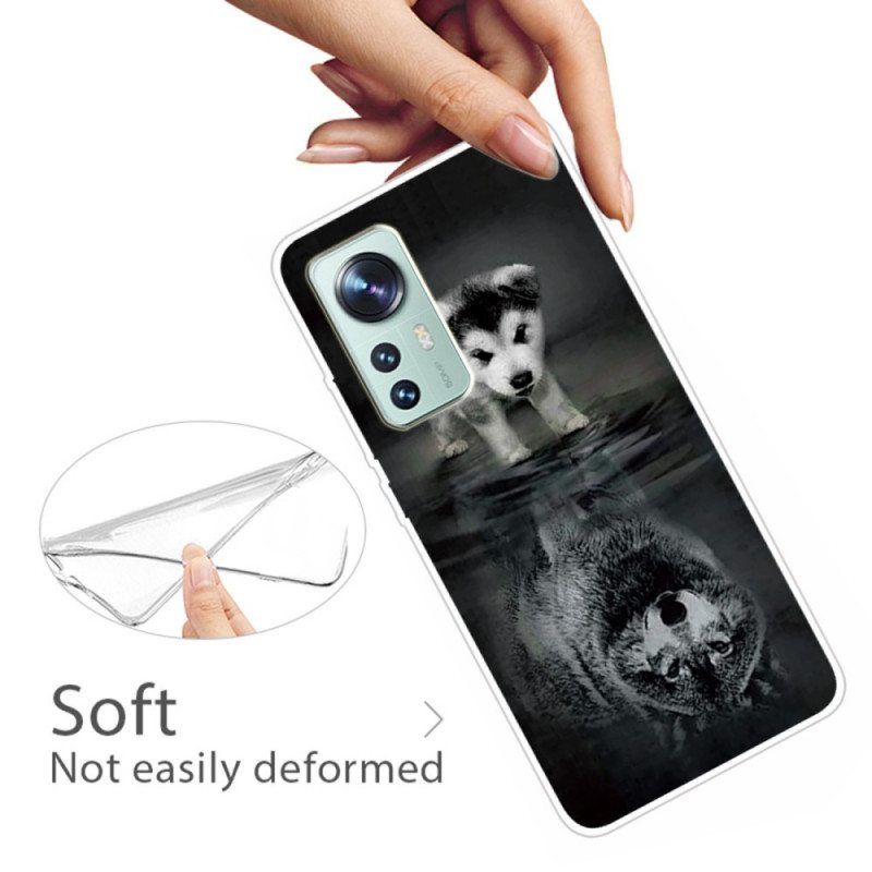 Case Xiaomi 12 Pro Silikoni Puppy Dream