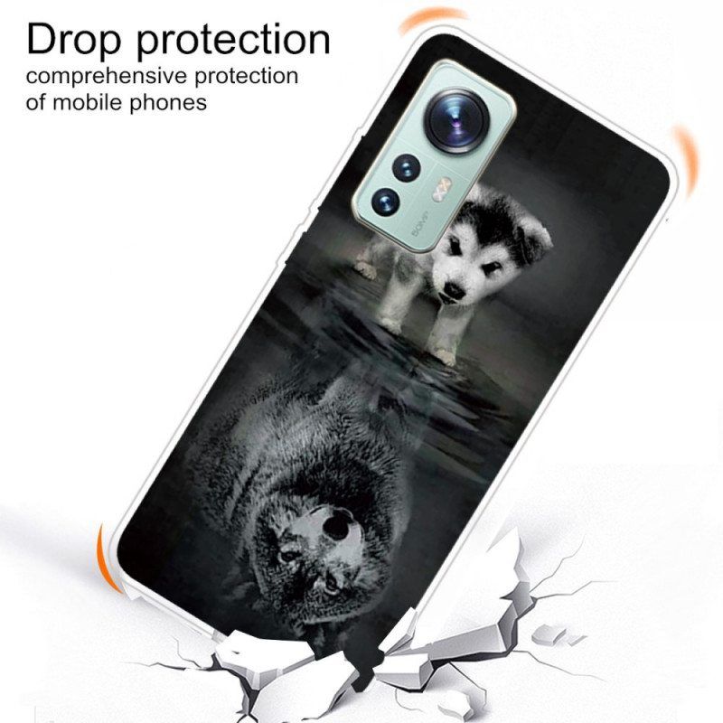 Case Xiaomi 12 Pro Silikoni Puppy Dream