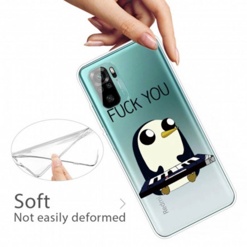 Case Xiaomi Redmi Note 10 / 10S Pingviini Vittu Sinua