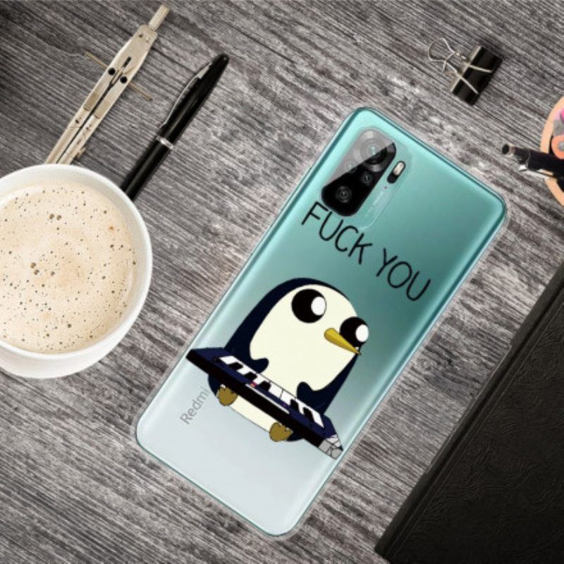 Case Xiaomi Redmi Note 10 / 10S Pingviini Vittu Sinua