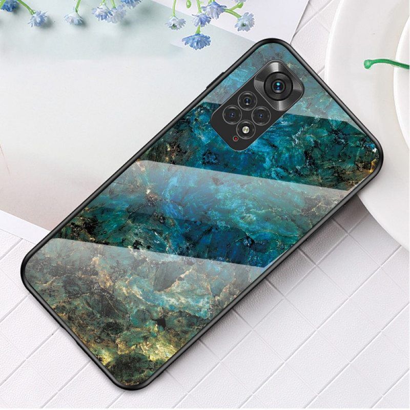 Case Xiaomi Redmi Note 11 / 11S Marmorivärit Karkaistu Lasi