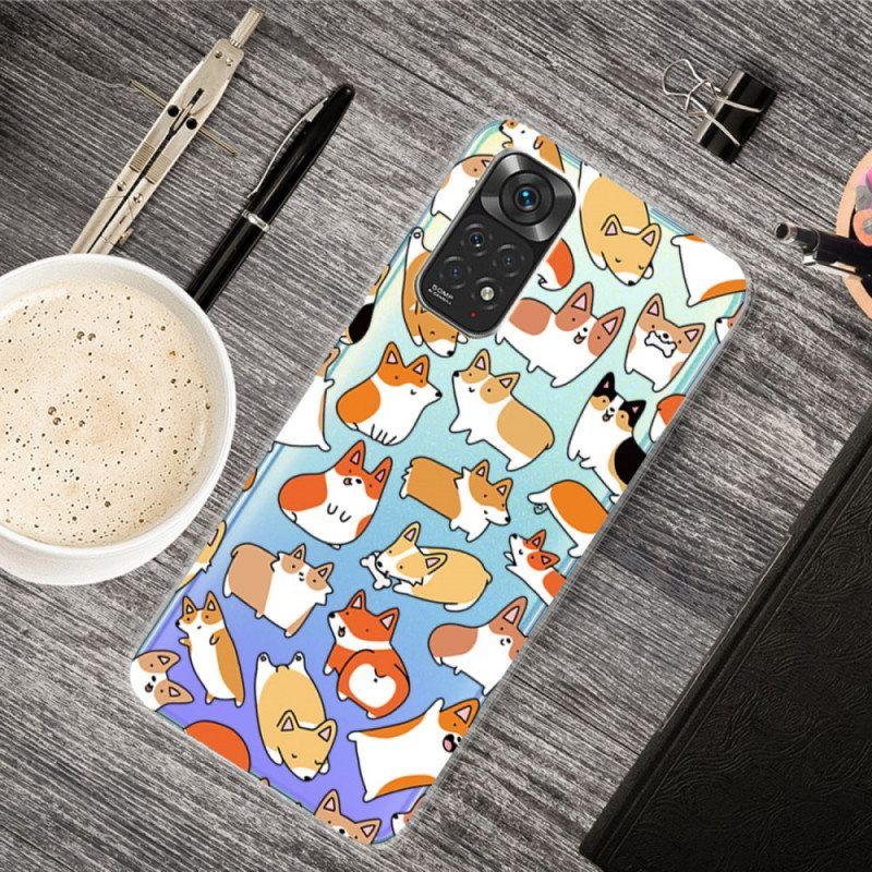 Case Xiaomi Redmi Note 11 / 11S Saumaton Useita Koiria