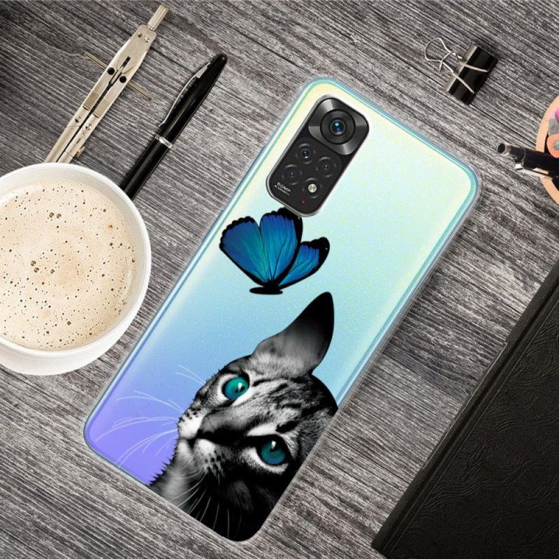 Case Xiaomi Redmi Note 11 Pro / 11 Pro 5G Kissa Ja Perhonen