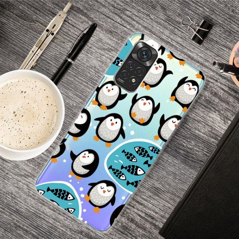 Case Xiaomi Redmi Note 11 Pro / 11 Pro 5G Pingviinit Ja Kalat