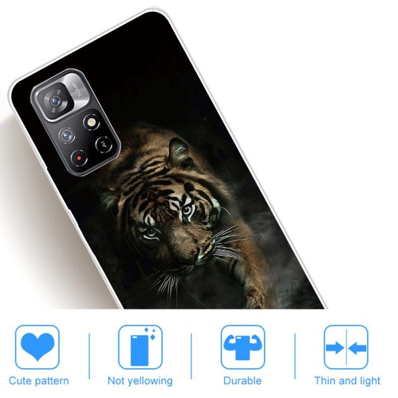 Case Xiaomi Redmi Note 11 Pro Plus 5G Joustava Tiger