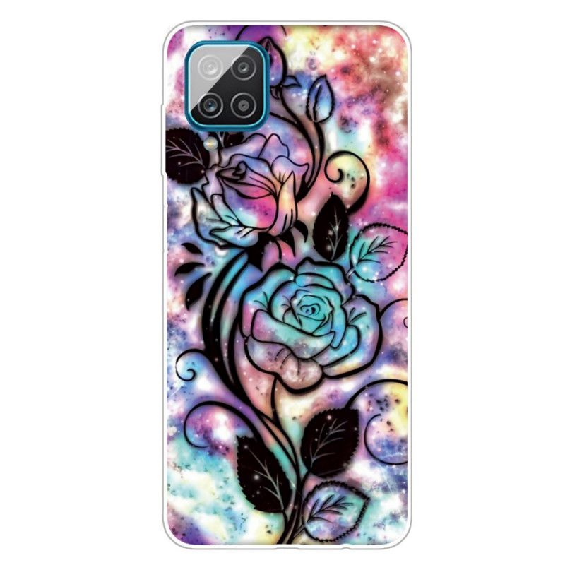 Case Kuoret Samsung Galaxy A12 Puhelinkuoret Graafinen Kukka