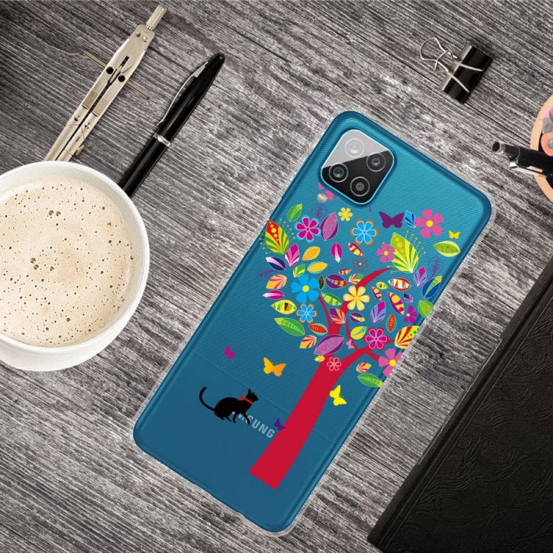 Case Kuoret Samsung Galaxy A12 Puhelinkuoret Kissa Puun Alla