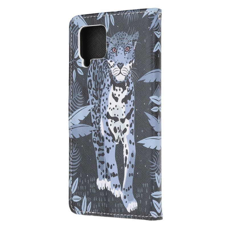 Flip Case Samsung Galaxy A12 Leopardi Tangoilla