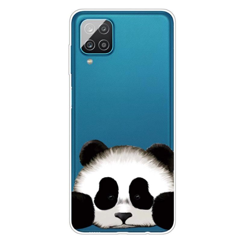 Kuori Samsung Galaxy A12 Puhelinkuoret Läpinäkyvä Panda