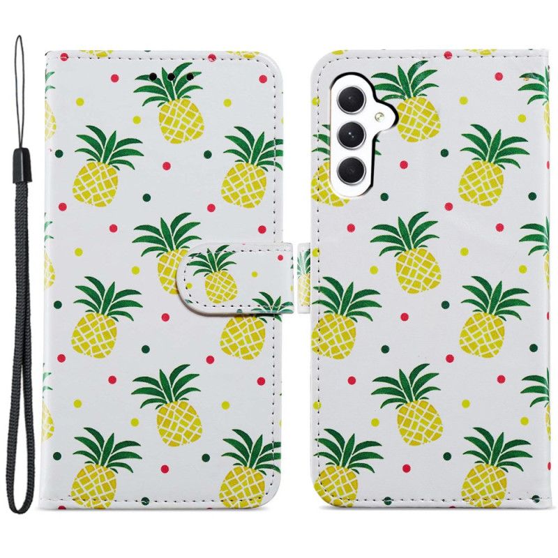 Nahkakotelo Samsung Galaxy A55 5g Ananas Lnaièressa