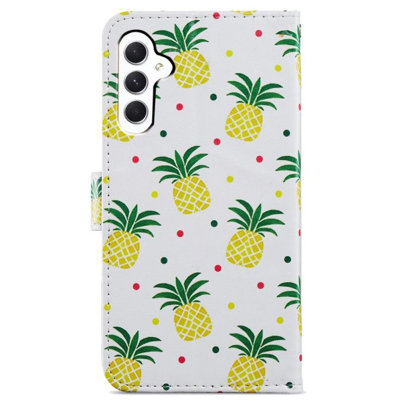 Nahkakotelo Samsung Galaxy A55 5g Ananas Lnaièressa