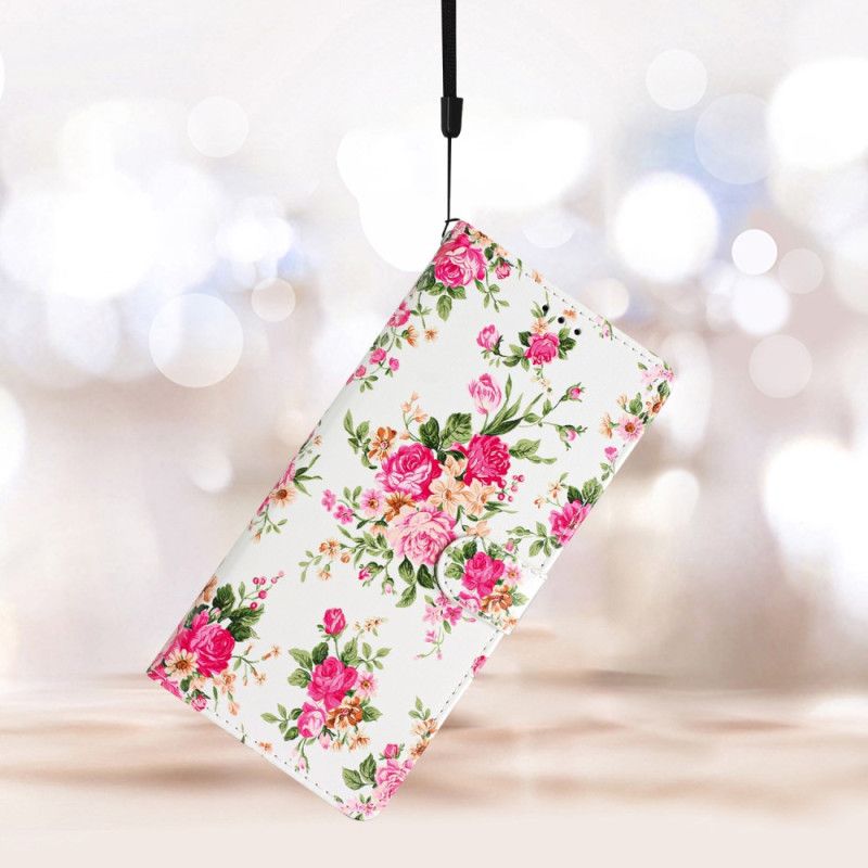 Nahkakotelo Samsung Galaxy A55 5g Liberty Flowers In Lnaière