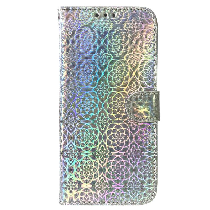 Nahkakotelo Samsung Galaxy A55 5g Strappy Disco -tyyli